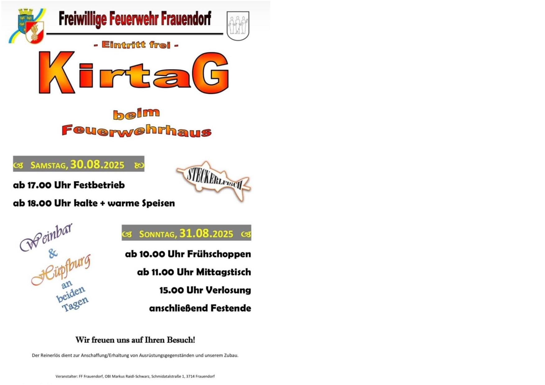 Feuerwehr-Kirtag 2025